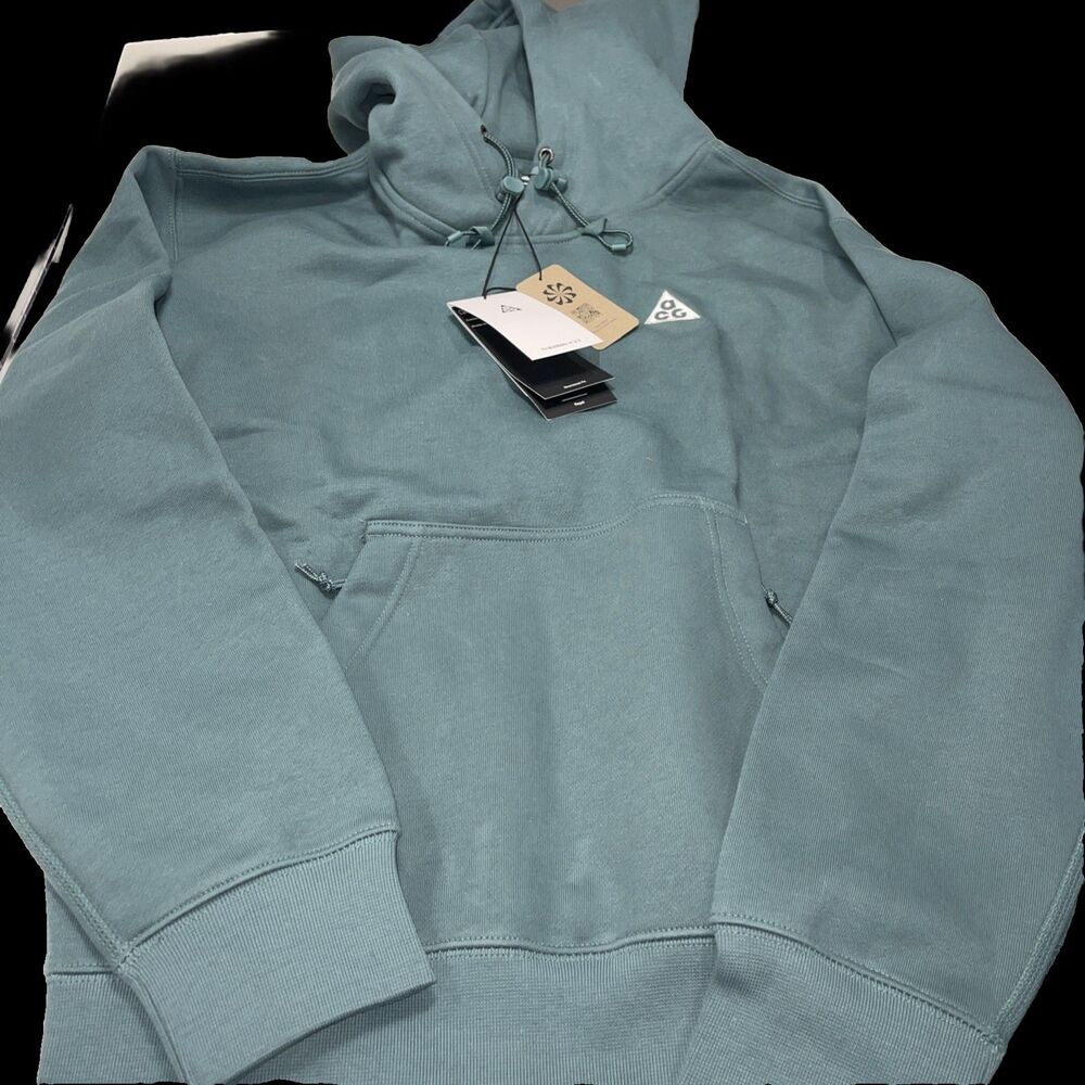 Nike ACG Tuff Fleece Pullover Hoodie Cannon Clay Green DZ3392-382 Unisex XS NWT